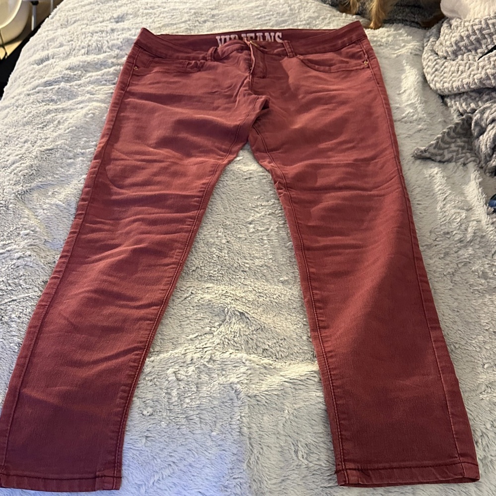 VIP Maroon Jeans